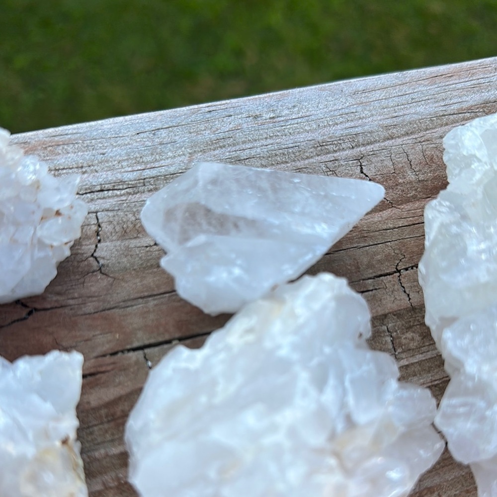 Natural White Quartz Crystals Random 5# of beautiful crystals mined by me! - Picture 7 of 8